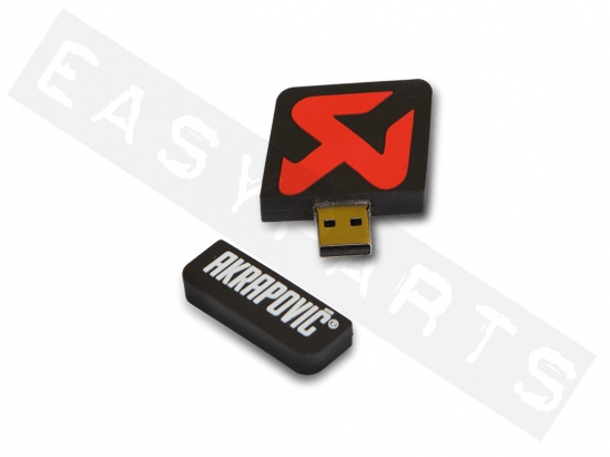 USB Sleutel 8GB 37x48 AKRAPOVIC Rubber